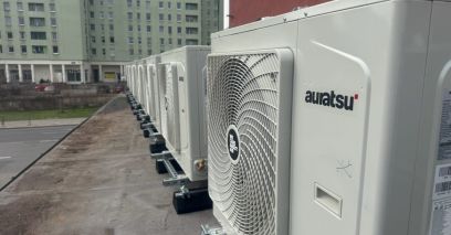 High-efficiency heat pump cascade - Łódź