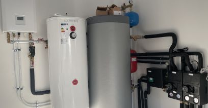 Pompa ciepła na sali sprzedaży