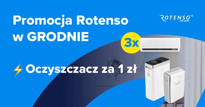 Promocja na&nbsp;klimatyzatory ROTENSO UKURA i&nbsp;RONI!