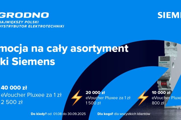 Promocja na produkty SIEMENS - odbierz voucher Pluxee za 1 zł