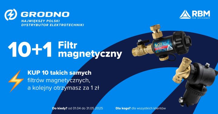 Gratis za zakup filtrów magnetycznych RBM!