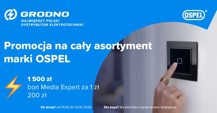 Zrób zakupy z&nbsp;OSPEL i&nbsp;odbierz bon do&nbsp;Media Expert!