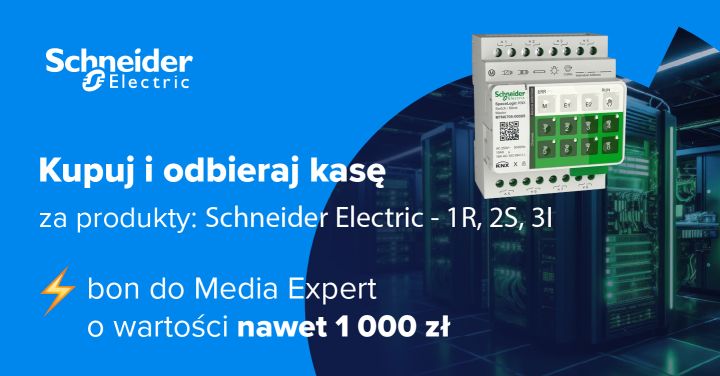 Promocja Schneider Electric – aparatura elektryczna z&nbsp;bonem Media Expert