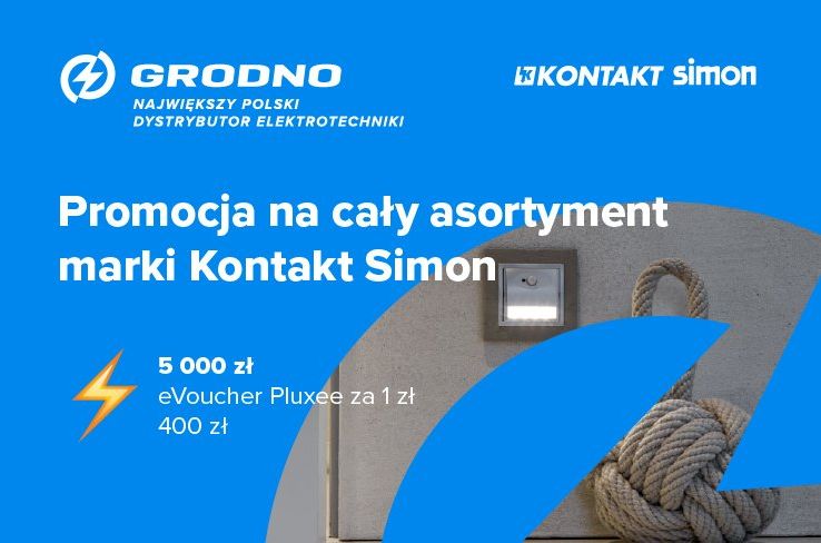 Cały asortyment Kontakt Simon w promocji do końca maja!
