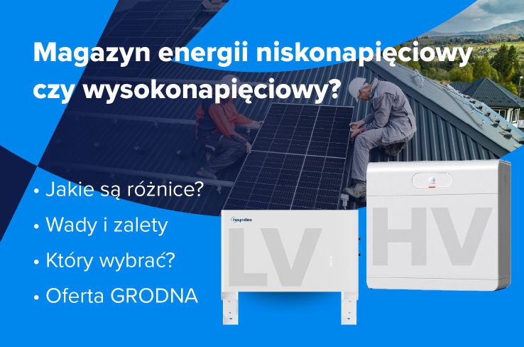 magazyn energii niskonapięciowy przy instalacji fotowoltaicznej