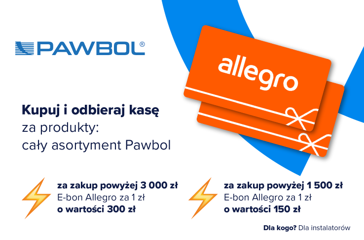 PAWBOL - PROMOCJA DLA INSTALATORÓW MARZEC 2026